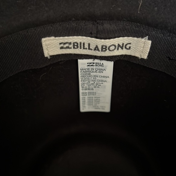 Billabong Roped In Felt Hat in black - Picture 6 of 6